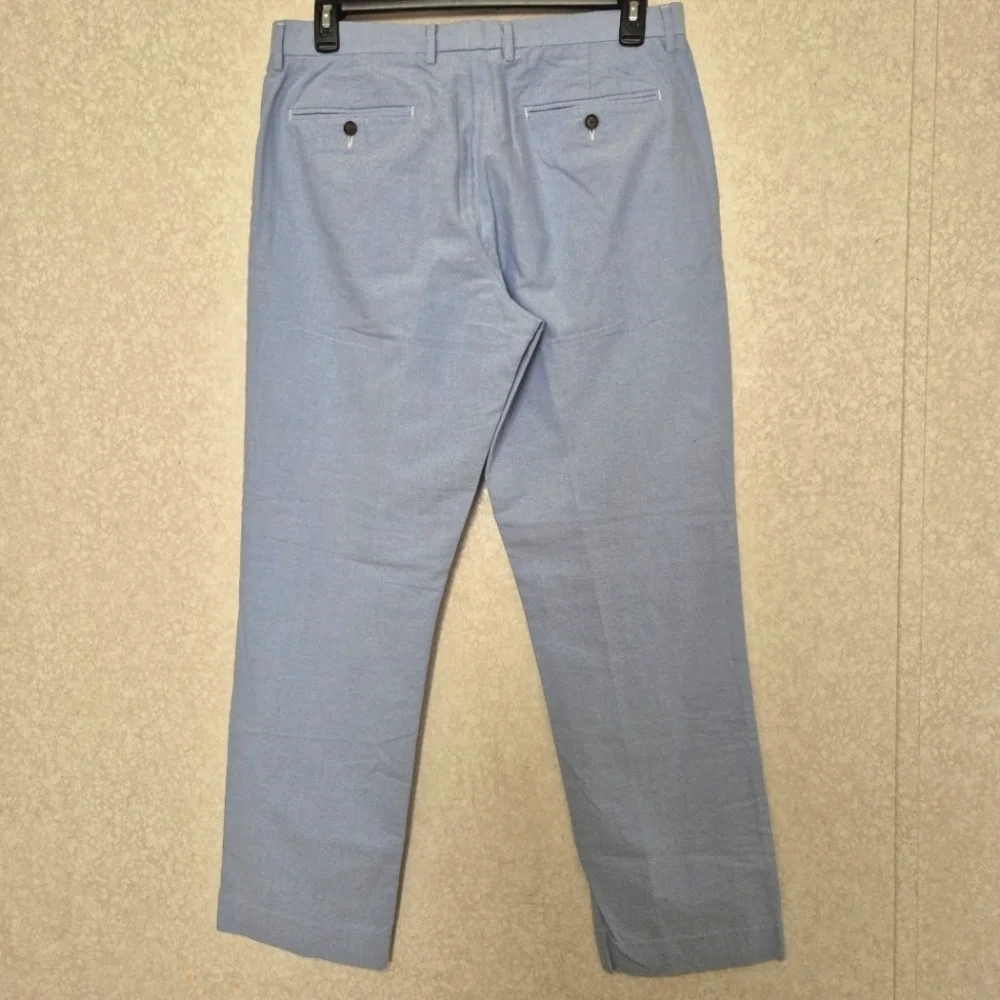 J. Crew Blue Chinos Straight Leg Classic..SIZE:34/32